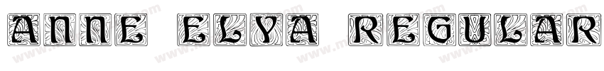 Anne Elya Regular字体转换